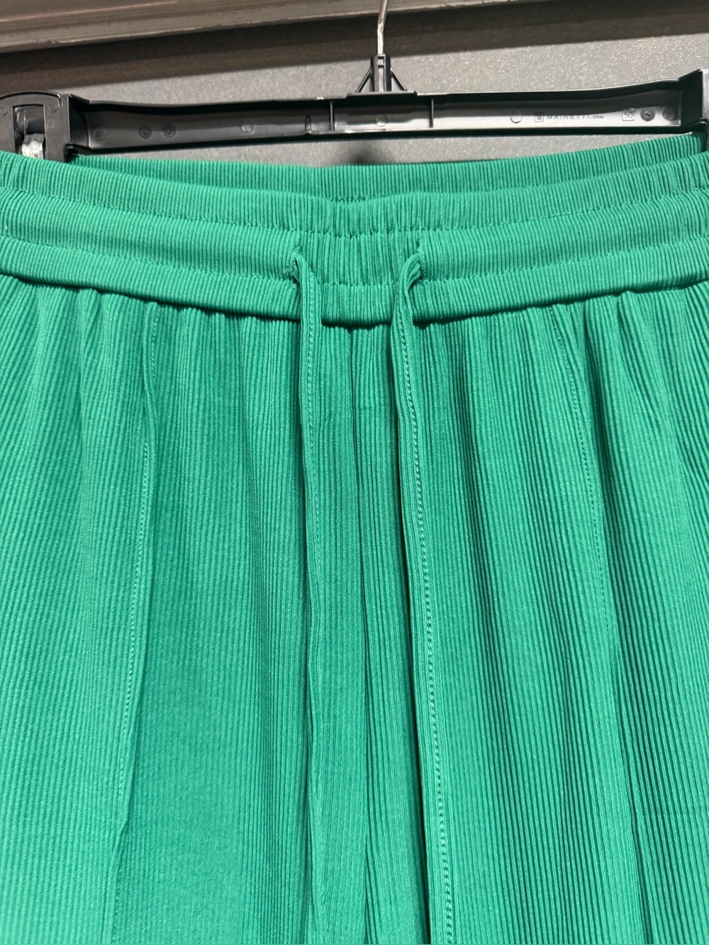 BTFBM Ribbed Strapless Two Piece Set Twist Knot Tube Crop Size XS Green - Picture 6 of 10